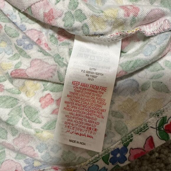 Mini Boden Girls 100% Cotton Cute Floral Ice Cream Short Sleeve Dress, Size 3-4Y - Picture 7 of 7